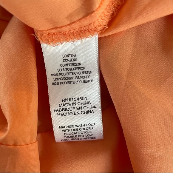 New! Wayf Alma Orange Floral Print Sleeveless Tiered Maxi Dress NWT 1705 - Picture 9 of 11